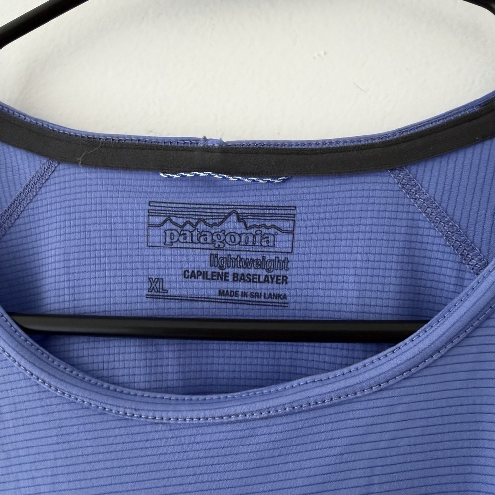 Patagonia Capilene Lightweight Baselayer Long Sleeve Shirt XL Hiking Outdoor - Picture 3 of 8